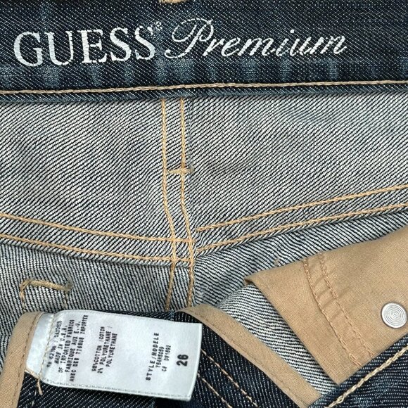 Vintage Guess Studded Premium Low-Rise Flare Jeans — Size 26 - Picture 4 of 6